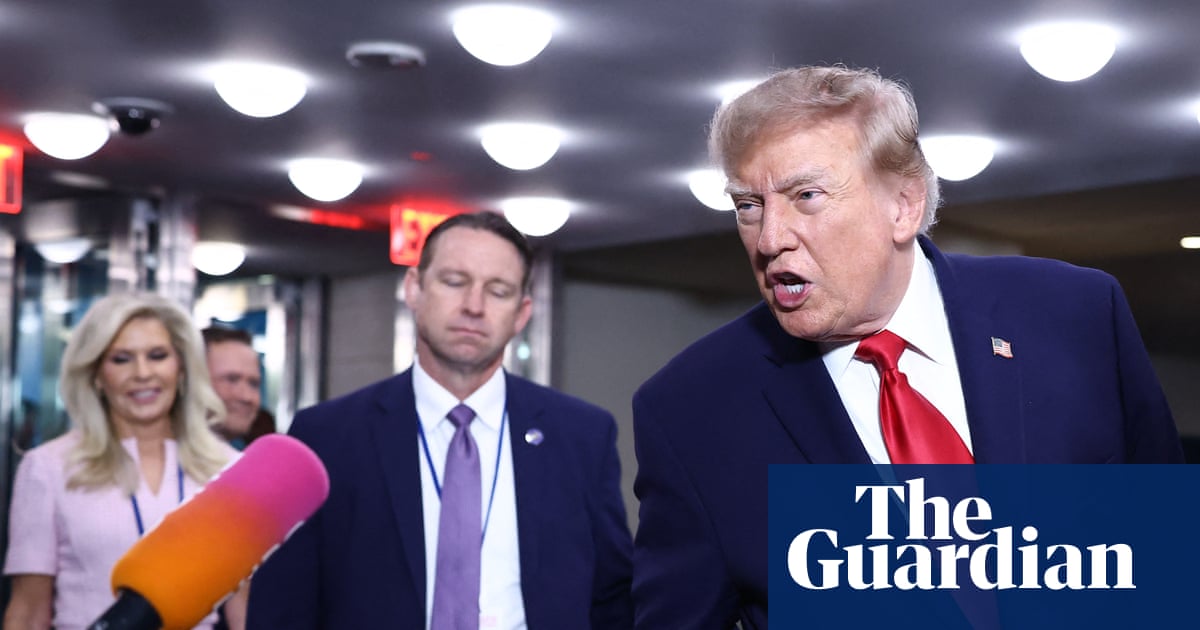 'You shouldn't be here,' Donald Trump tells CNN at UN general assembly – video