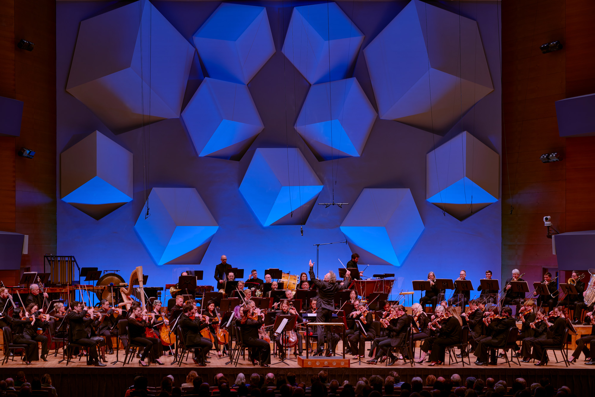 Orchestra Hall’s iconic cubes get a video projection makeover