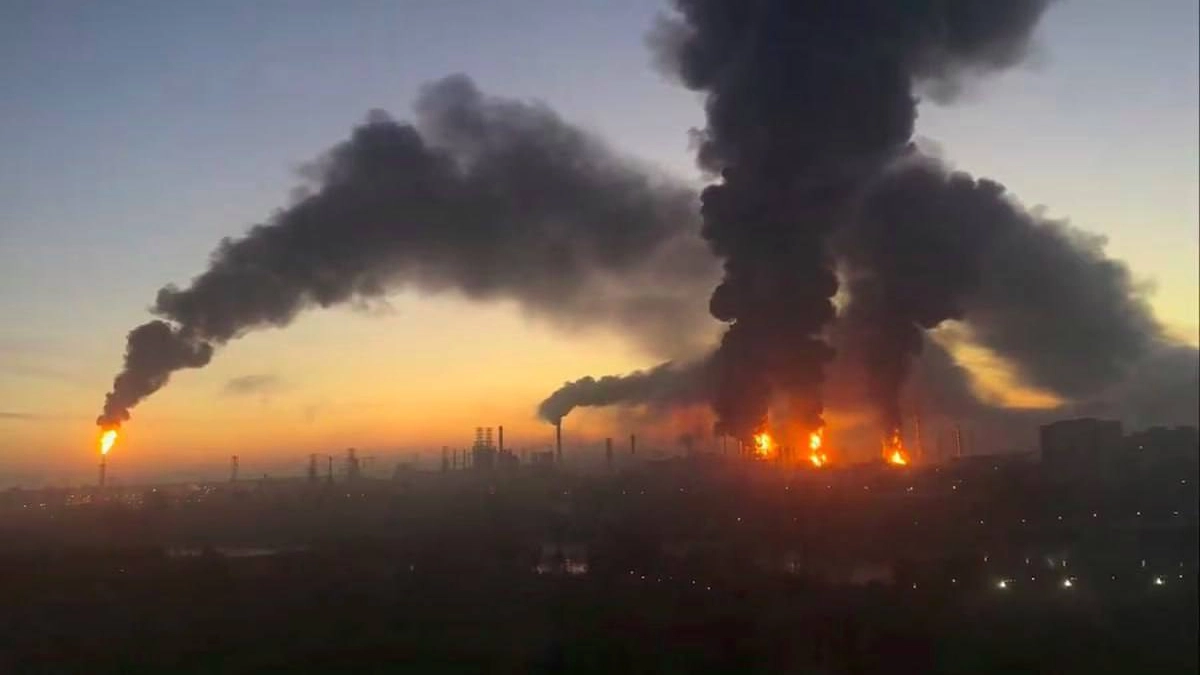 Moscow Oil Refinery has halted operations after Ukrainian drone attack, Reuters reports
