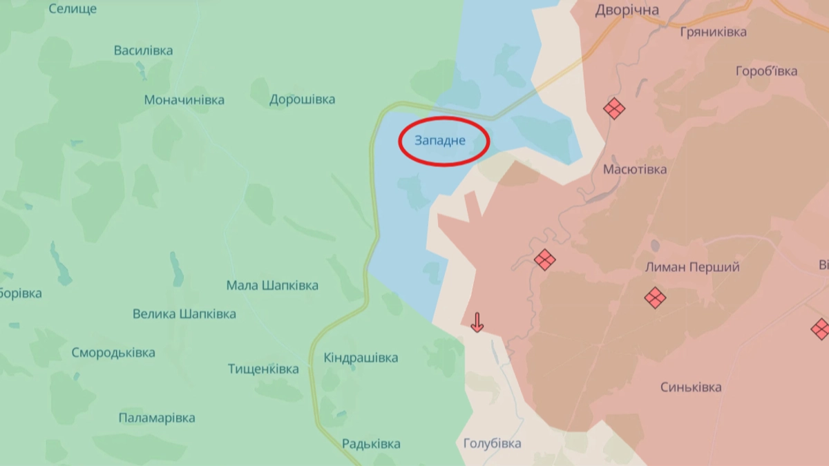 Ukrainian forces regain control near Zapadne in Kharkiv Oblast – DeepState
