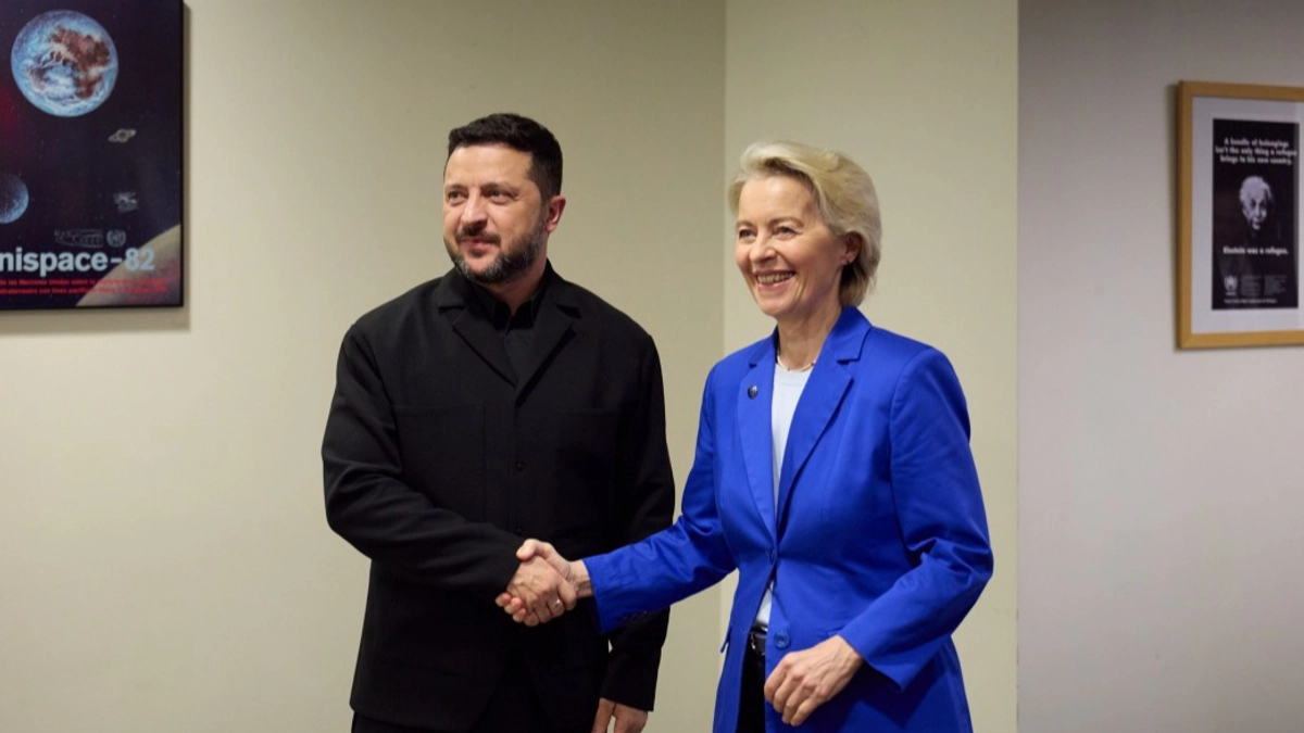 Zelenskyy denies reports of tense talks with von der Leyen: meeting was "absolutely positive"