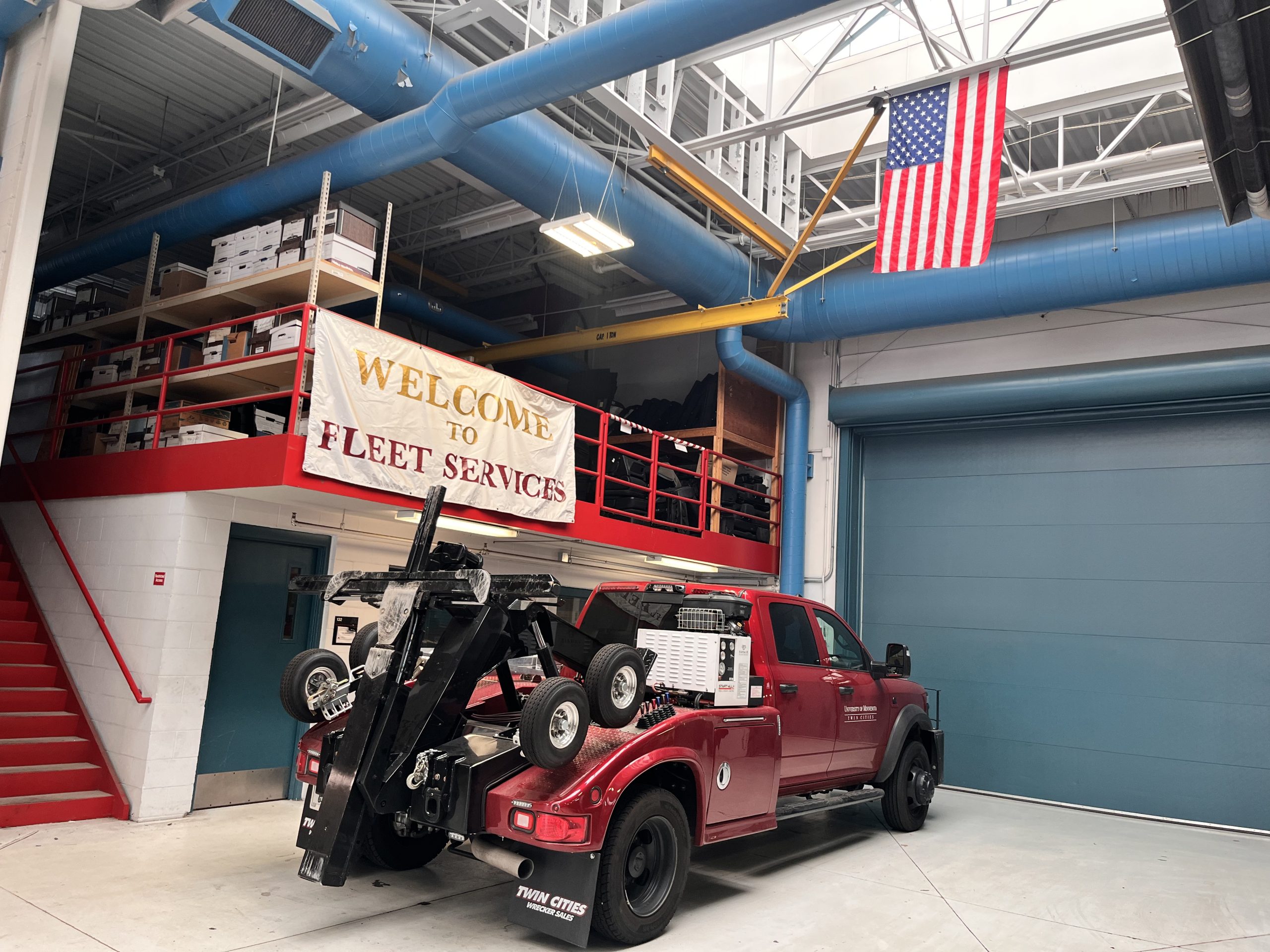 Trash trucks, mini-trucks and an eyeball truck at the University of Minnesota, but few EVs