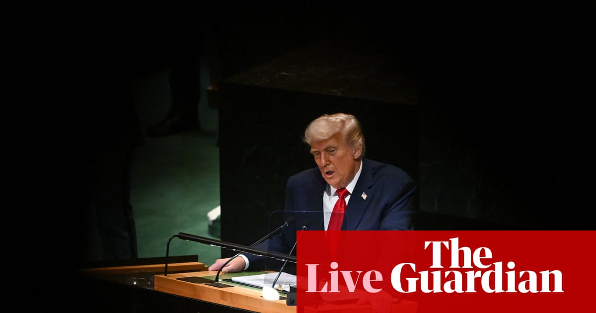 Trump set to address UNGA with Middle East and Ukraine on agenda – US politics live