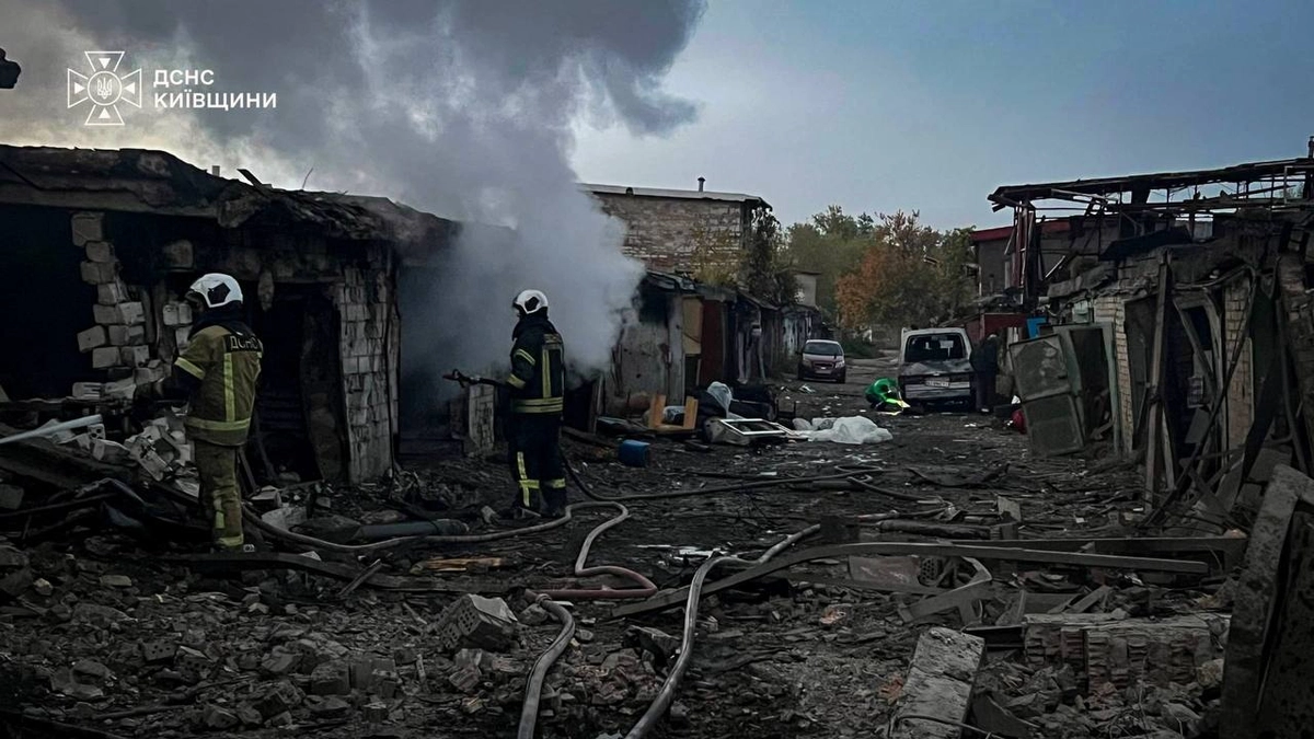 Kyiv shrouded in smoke after overnight Russian attacks