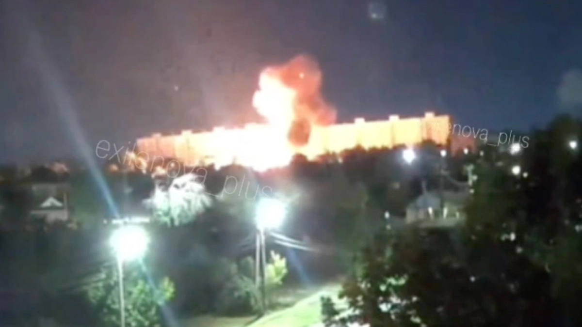 Zelenskyy confirms strike on plant in Russia's Rostov Oblast producing missile components – video
