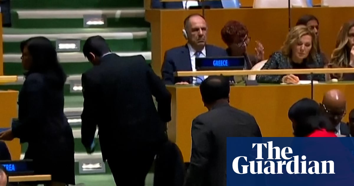 Cuban delegation walks out as Trump calls country a 'failed state' at the United Nations – video