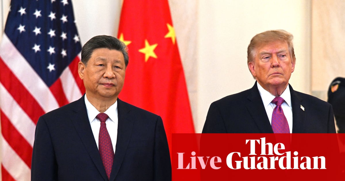 Xi says China and US must ensure AI ‘is always under human control’ as Trump touts ‘great friendship’ before White House talks – live