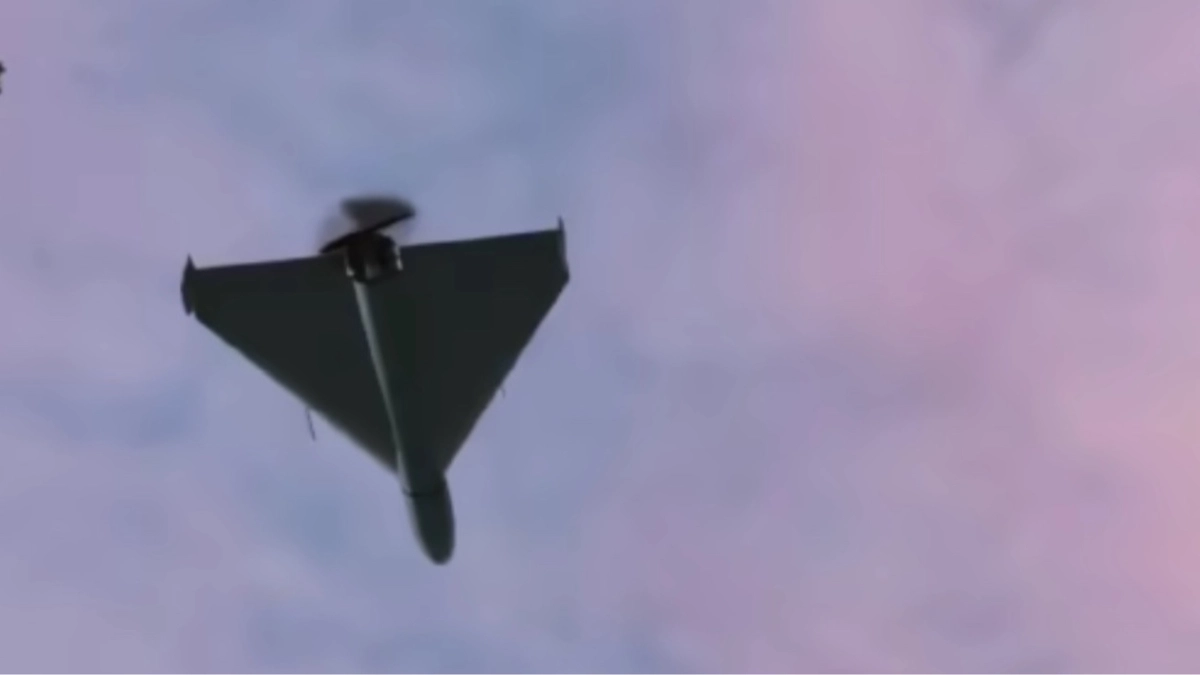 Suspected drone falls in Romania, causing fire