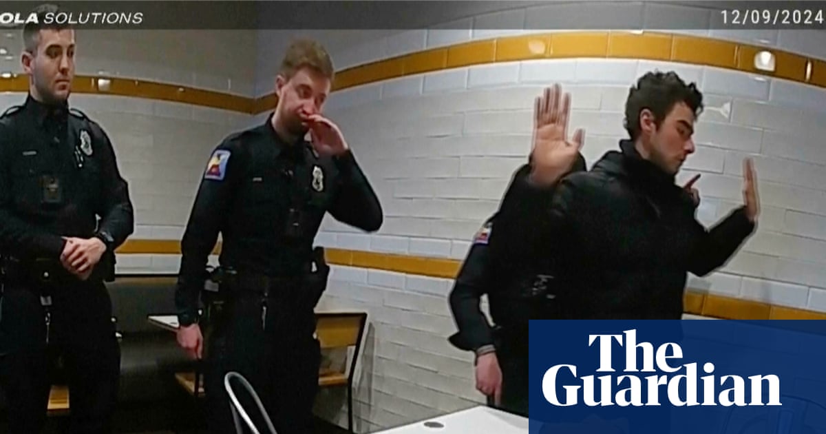 ‘That’s 100% him’: new video shows police arrest of Luigi Mangione