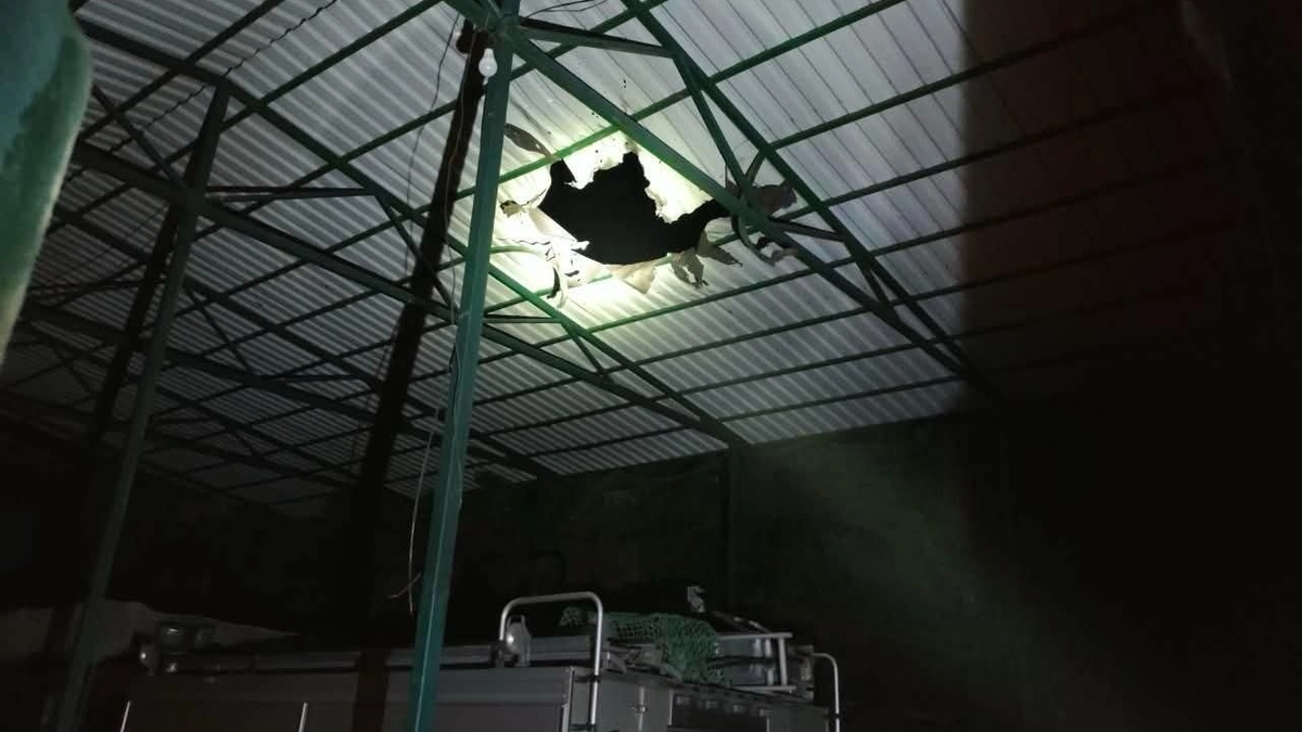 Russians strike fire station in Zaporizhzhia Oblast with drone, injuring firefighter